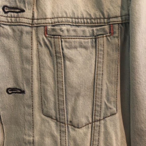 ACNE STUDIOS UNISEX DENIM JEAN JACKET LT WASH ITALY SZ 44 WESTERN CORE - Picture 2 of 11